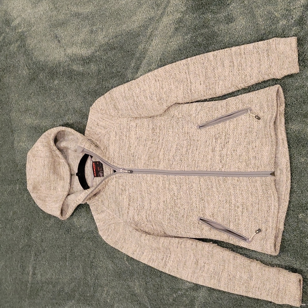 XS Fleece Mammut Hooded Zippered Jacket